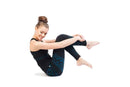 Balance Seamless Organic Yoga Leggings Full Length - Blue/Black