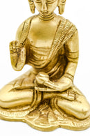 Bronze Buddha Statue - Giving A Blessing, 9.5cm