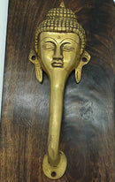 Buddha Door Handle - Nepalese Brass