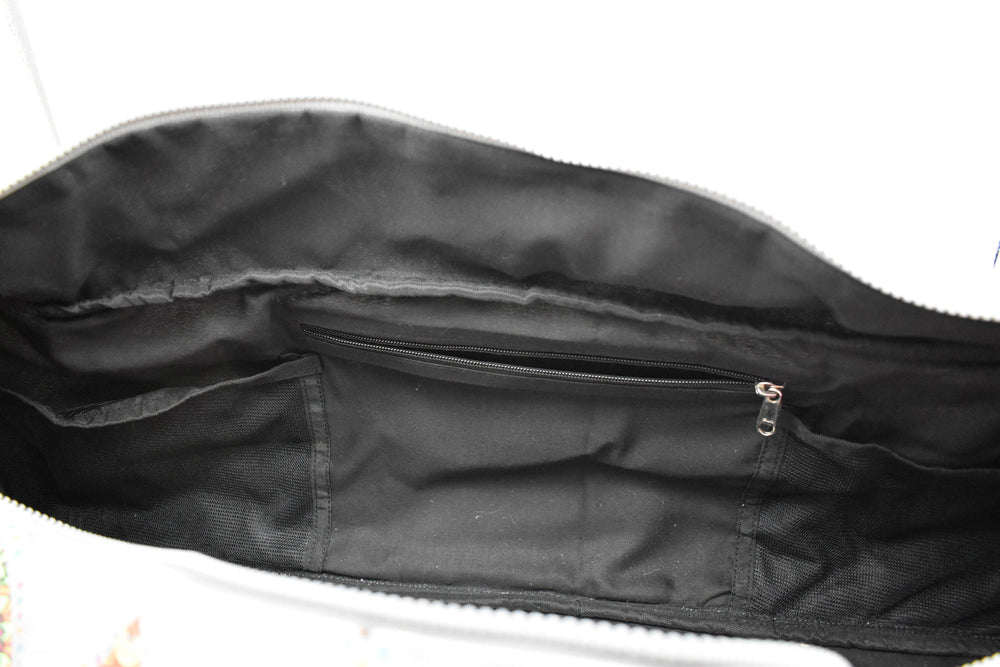 Extra Large Yoga Mat Bag - Mandala, Grey