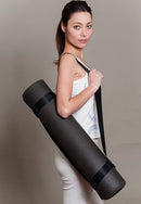 Yoga Mat Strap/Yoga Mat Carrier - Black, Velcro, Lightweight