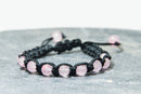 Rose Quartz Woven Bracelet
