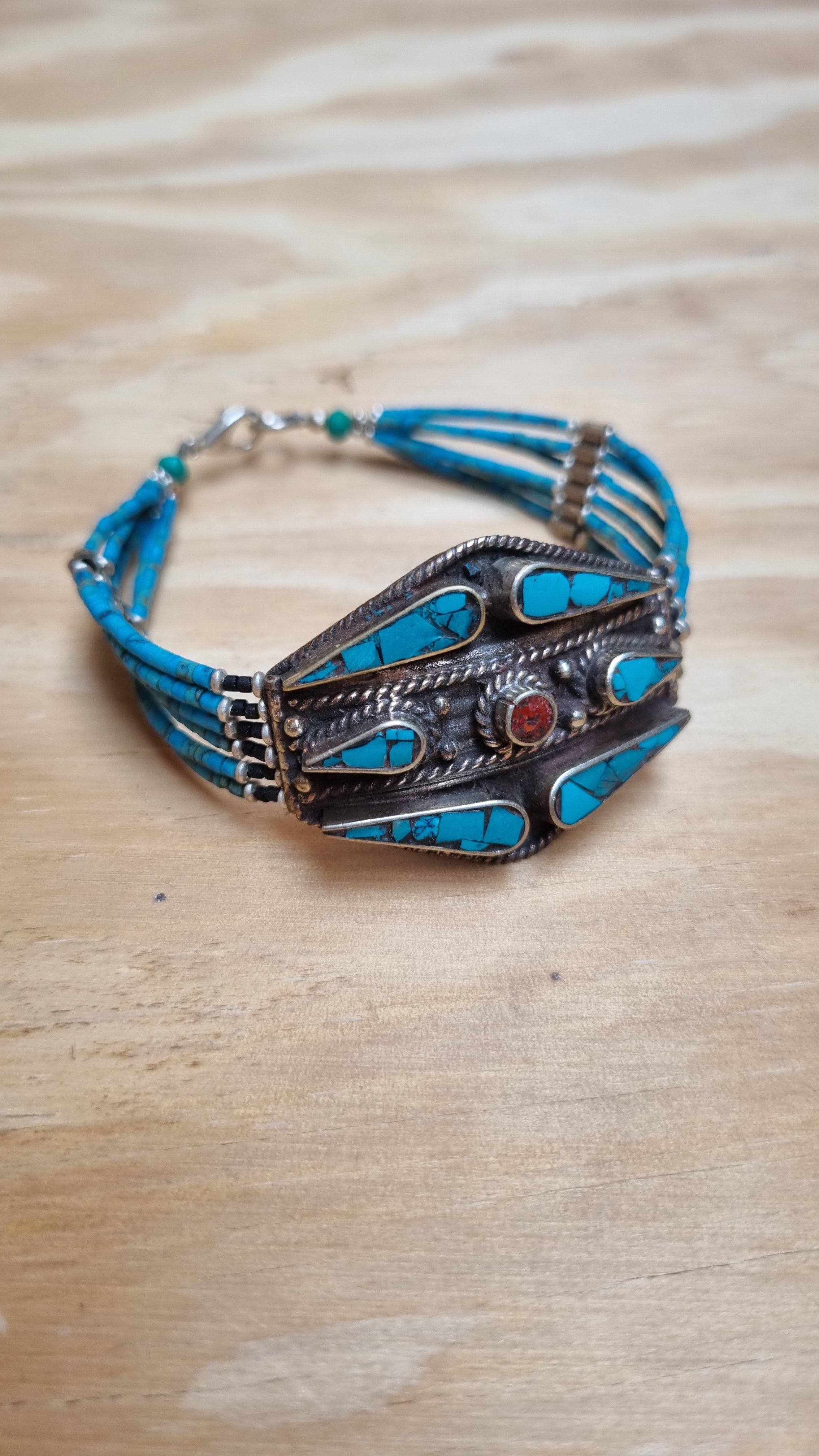 Beaded Blue Bracelet