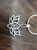 Lotus Om Necklace – 92.5% Silver