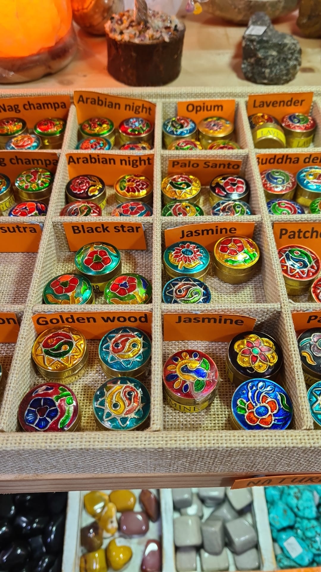 Natural Solid Perfume In Enamel Tin - Various Fragrances