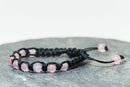 Rose Quartz Woven Bracelet