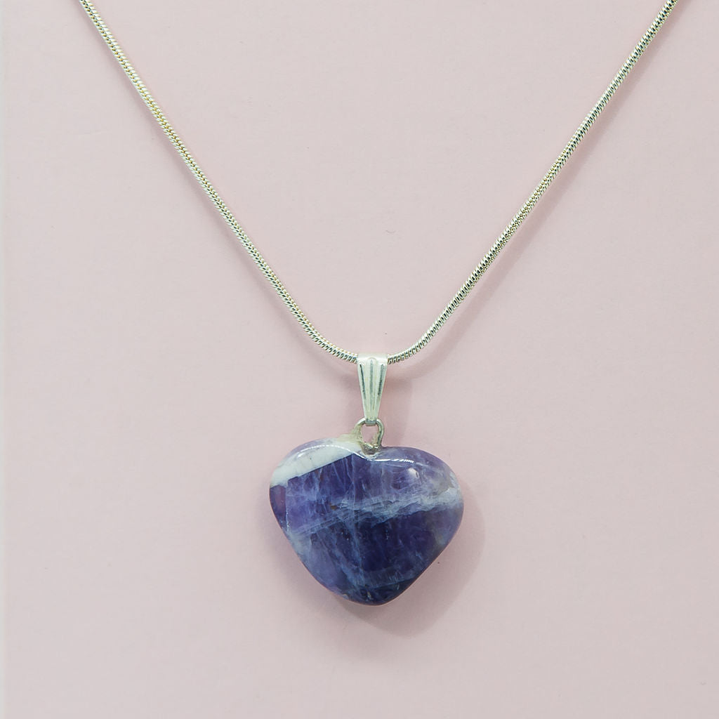 Amethyst Heart Necklace