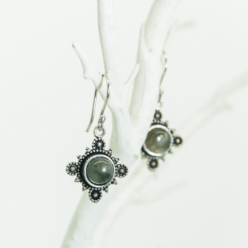 Labradorite Earrings for Protection