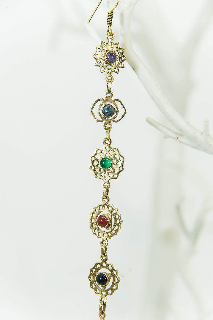 Chakra Stone Earrings