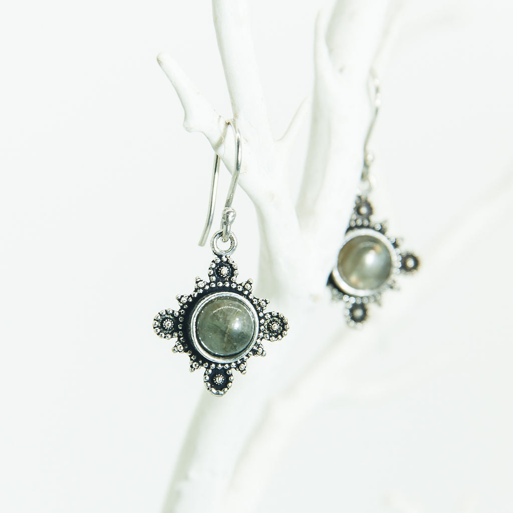 Labradorite Earrings for Protection