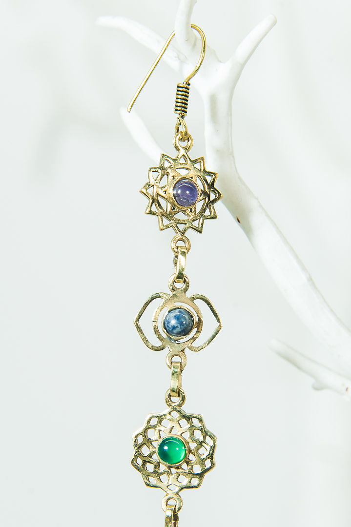 Chakra Stone Earrings