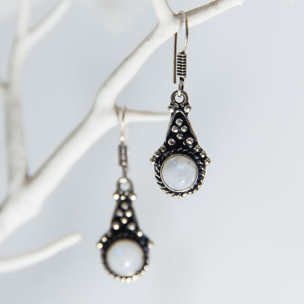 Moonstone Earrings for Divinity