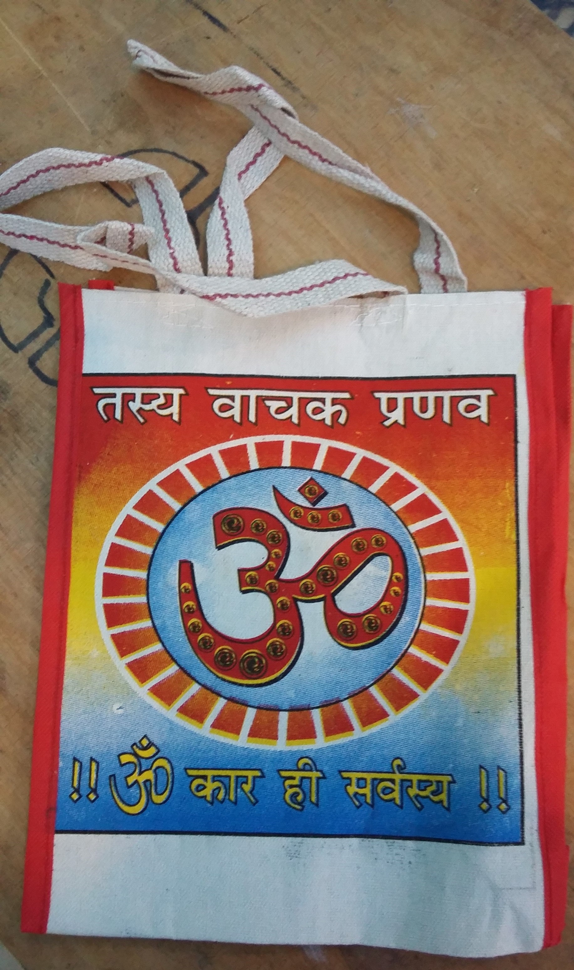 OM Cotton Tote Bag