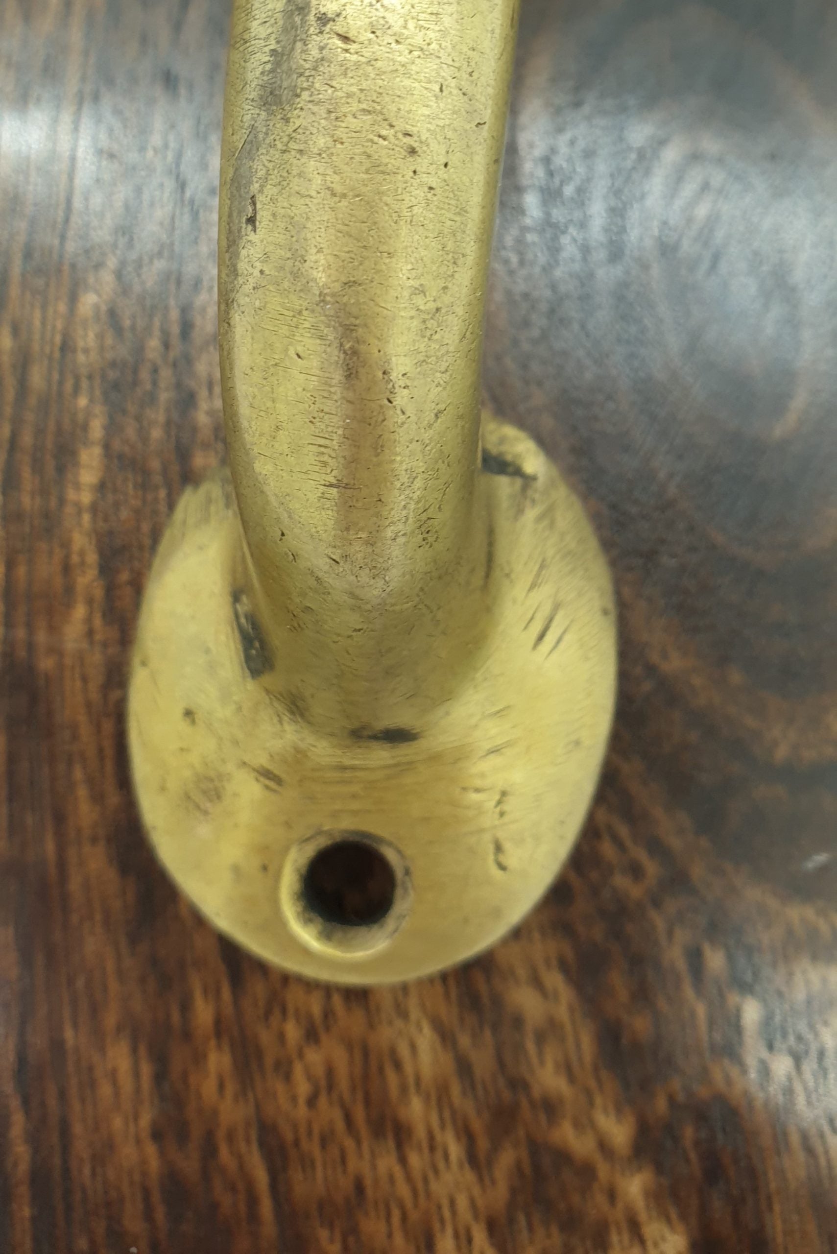 Buddha Door Handle - Nepalese Brass