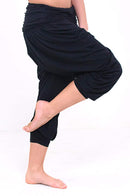 Comfort Flow Harem Yoga Pants - Black