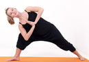Comfort Flow Loose Black Yoga Outfit - Harem, Support