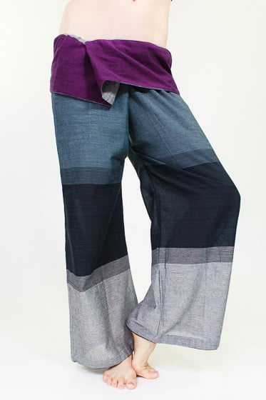 Fishermans Pants For Women - Grey, Purple, Navy