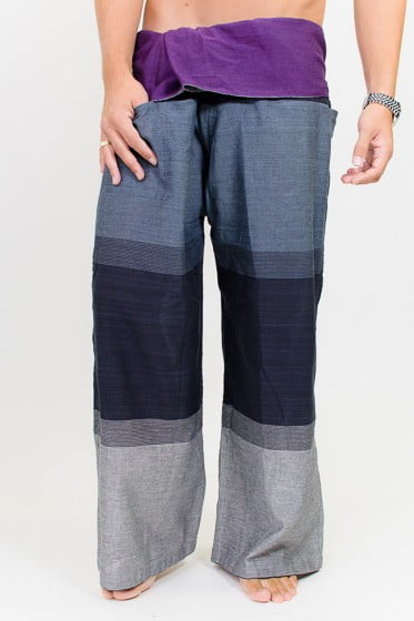Fishermans Yoga Pants For Men - Grey, Purple, Navy