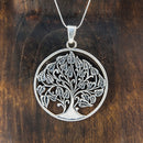 Large Tree of Life Necklace Metal