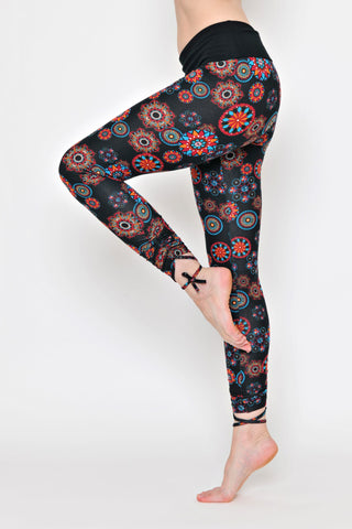 Mandala Yoga Outfit - Bamboo Top And Organic Leggings