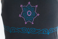 Namaste Black Seamless Yoga Top, Moisture Wicking, Supported