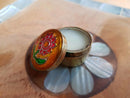 Natural Solid Perfume In Enamel Tin - Various Fragrances