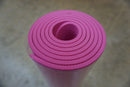 Non Slip Yoga Mat With Alignment, 6mm Thick, Eco TPE, Pink