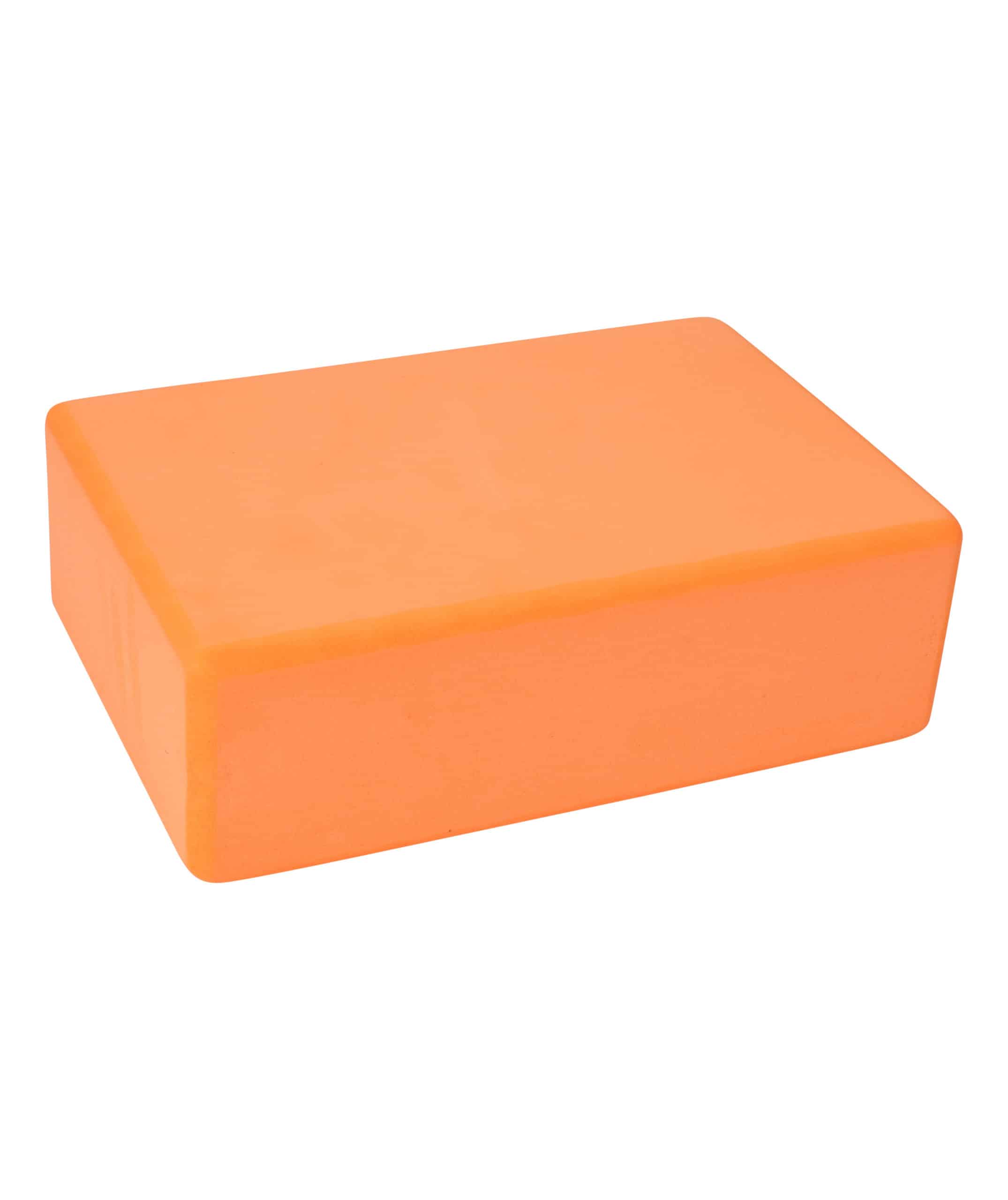 Orange Yoga Block - Lightweight, Strong, Soft Touch