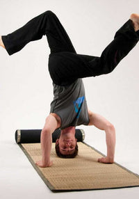 Practice Yoga Pants For Men - Black, Loose Fit With Pockets