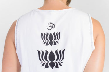 Shakti Organic Mens Yoga Vest, White