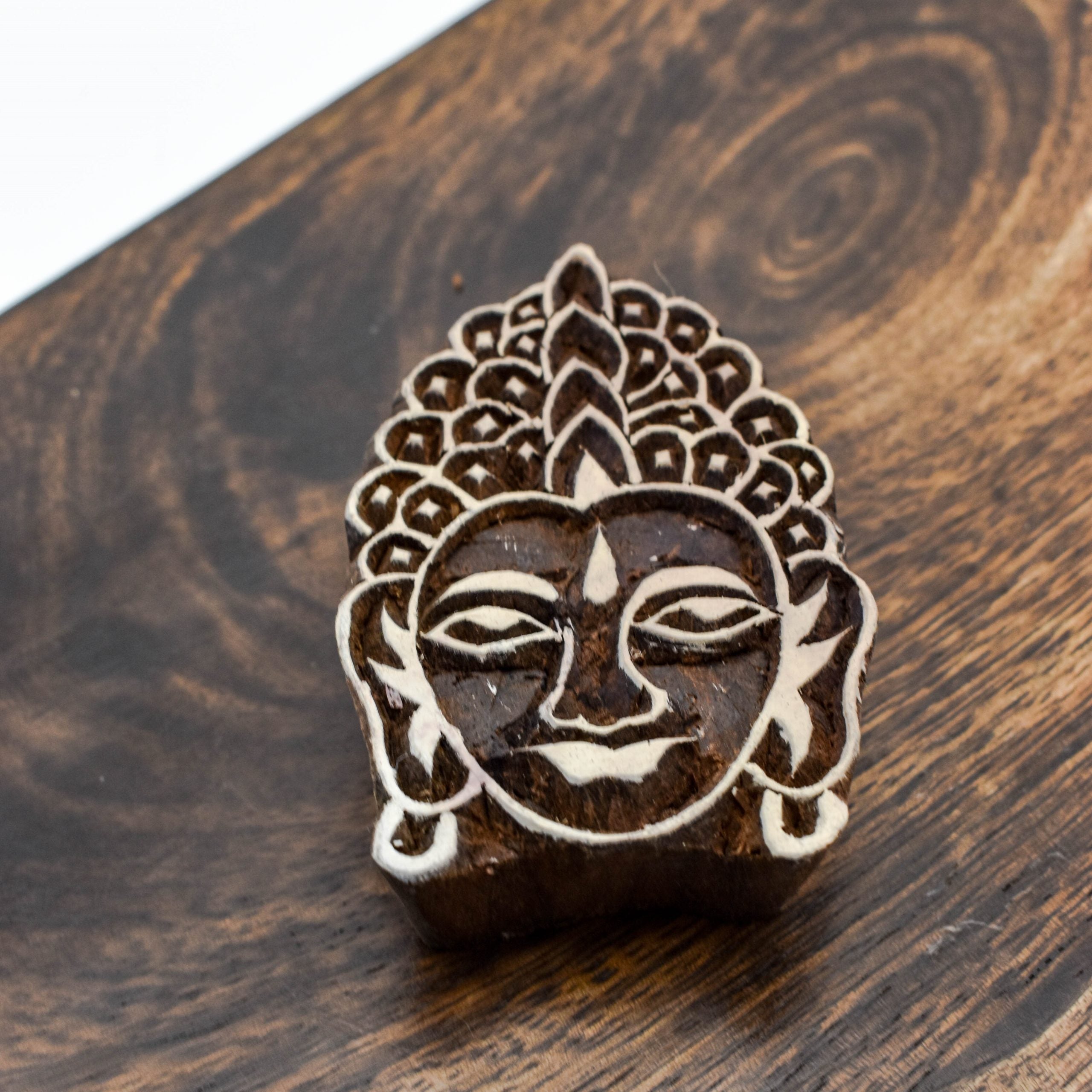 Traditional Indian Wood Blocks For Printing - Spiritual Symbols