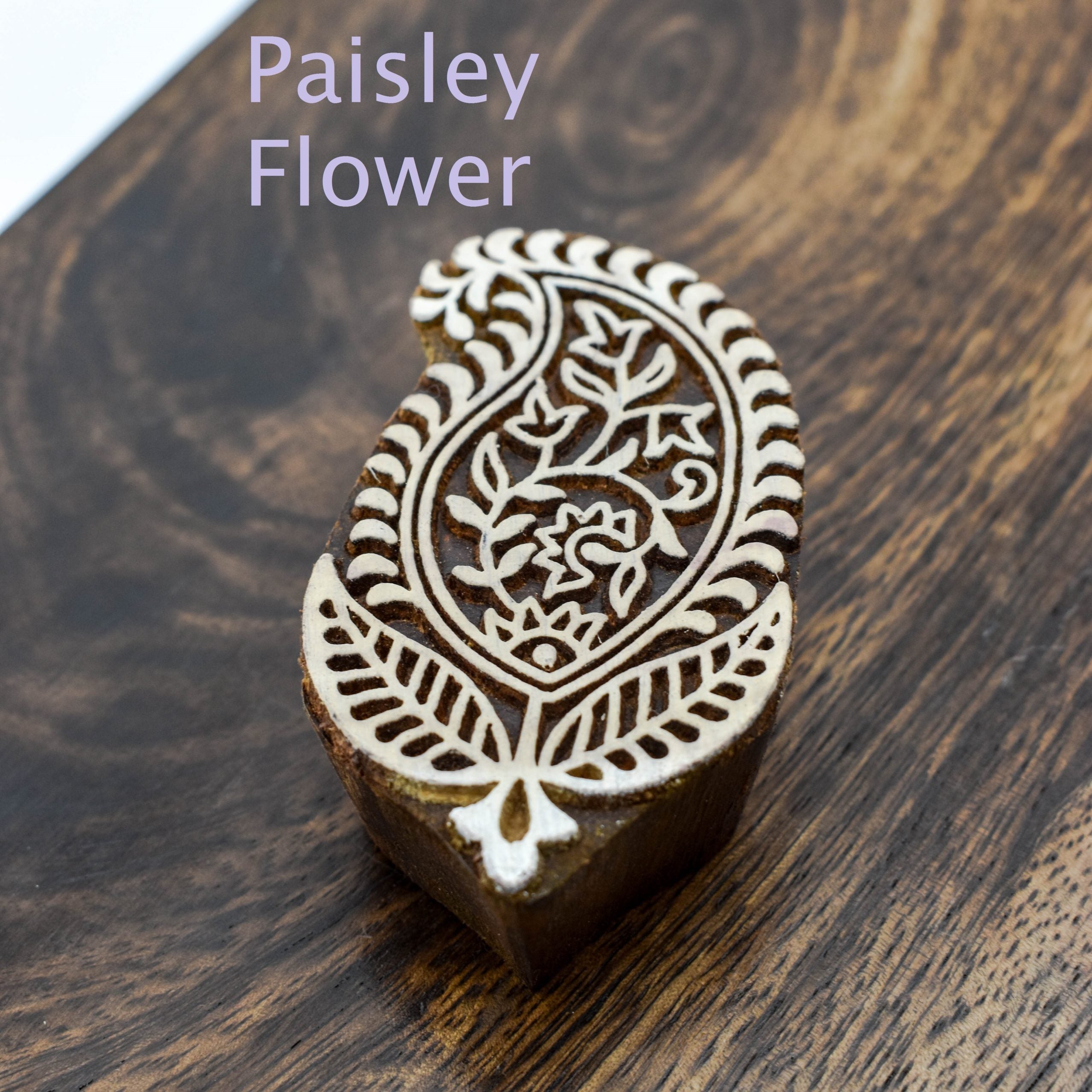 Traditional Indian Woodblocks For Printing - Floral & Paisley