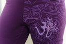 Women’s Om Organic Pants – Maori Print, Purple