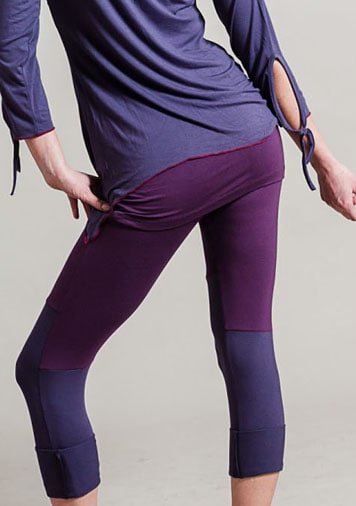 Yoga Skirt Leggings For Women Plum/Purple