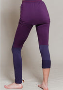 Yoga Skirt Leggings For Women Plum/Purple