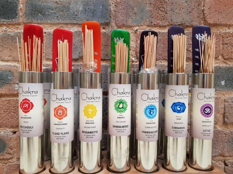 chakra products, chakra incense sets