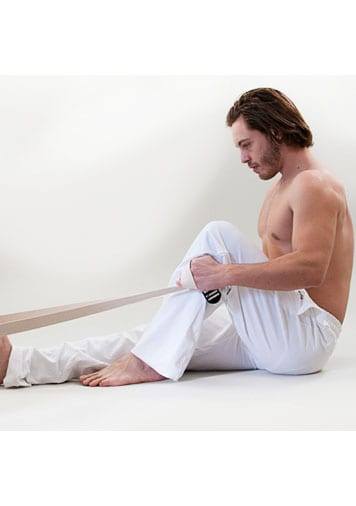 Organic Cotton Yoga Belt Off White