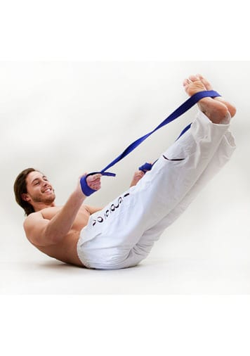 Yoga Belt - Organic Cotton, Heavy Duty, Purple