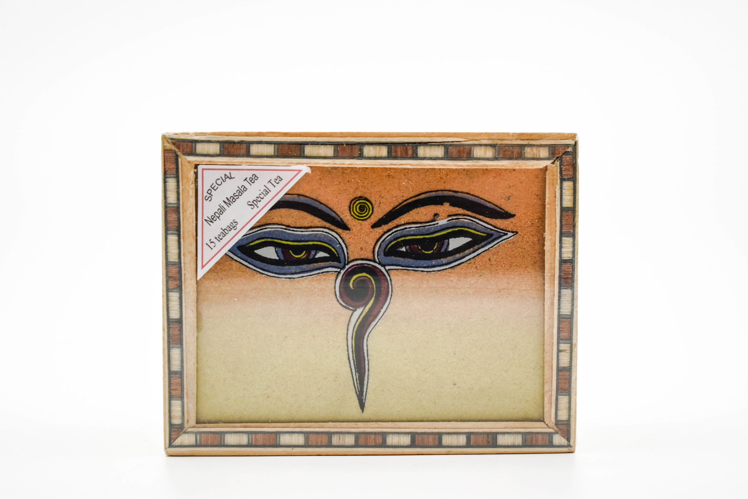 Wooden Darjeerling Tea Gift Box - Third Eye, 15 bags